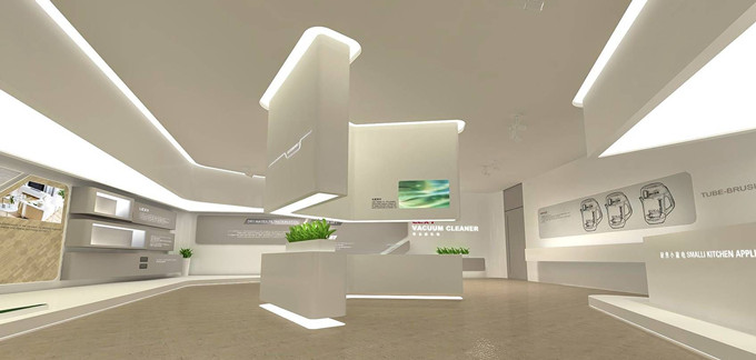 展厅设计网-展厅顶部与地面的处理