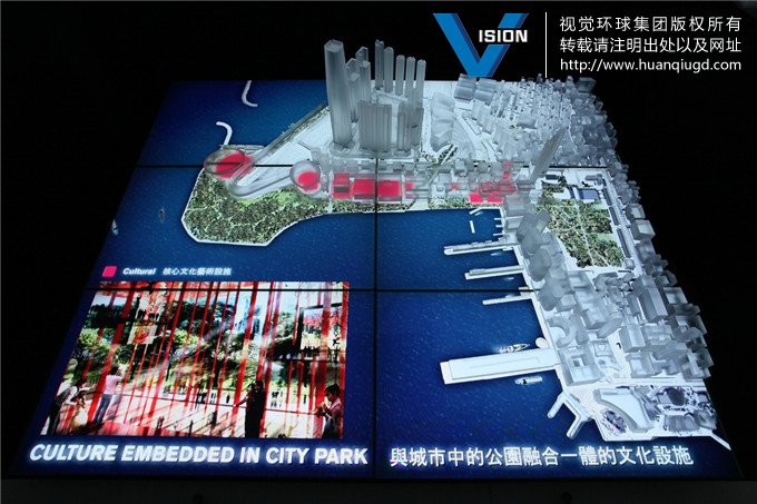 数字沙盘  LCD数字沙盘  香港西九龙规划
